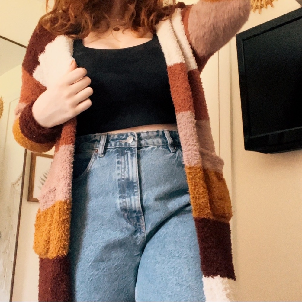 Striped cardigan